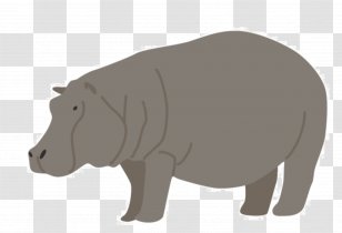 African Elephant Rhinoceros Indian Pig Cattle - Carnivoran Transparent PNG