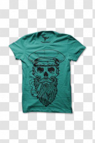 Long-sleeved T-shirt Hoodie - Harry Potter - Bearded Skull Transparent PNG