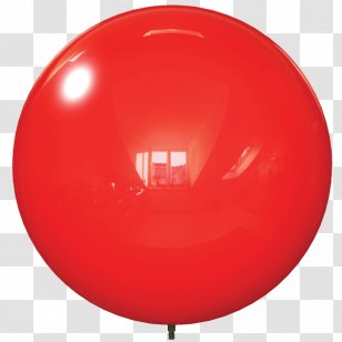 Toy Balloon Party Birthday Red - Sphere - Helium Transparent PNG