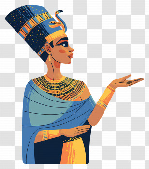 Egyptian Queen - Illustration Of An Egyptian Woman Transparent PNG