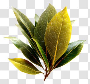 Bay Leaf - Fresh Green Leaves Transparent PNG