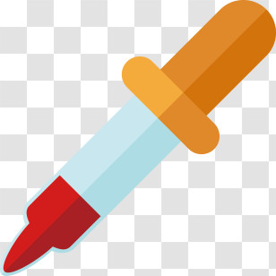 Syringe - Dropper With Red Liquid Illustration Transparent PNG