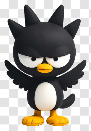 Badtz Maru - Black Penguin Cartoon Character Transparent PNG