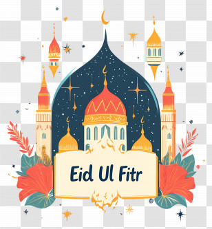 Eid Ul Fitr - Eid Ul Fitr Celebration Transparent PNG