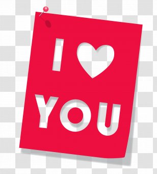 Love Heart Clip Art - I You Transparent PNG