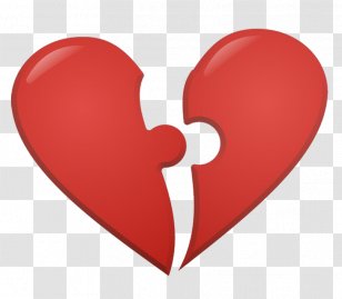 Jigsaw Puzzle Heart Christmas Ornament PostCards - Tree - Love Pictures Free Download Transparent PNG