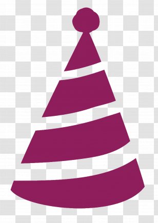 Party Hat Clip Art - Purple - 11 Transparent PNG