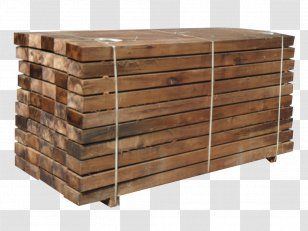Lumber Railroad Tie Hardwood Rail Transport - Plank - Wood Transparent PNG