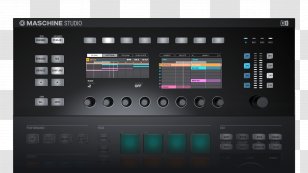 Native Instruments Maschine Studio Musical Akai MPC - Silhouette Transparent PNG