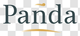 Panda Logo - Panda Clean Wordmark Logo Transparent PNG