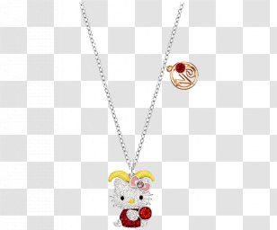 Hello Kitty Swarovski AG Necklace Jewellery Daisy London, PNG