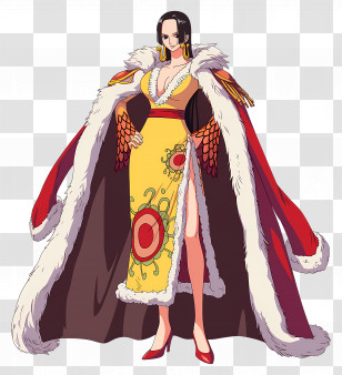 Boa Hancock - Stylish Character In A Lavish Outfit Transparent PNG