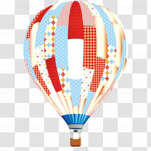 Hot Air Balloon - Logo - Vector Transparent PNG