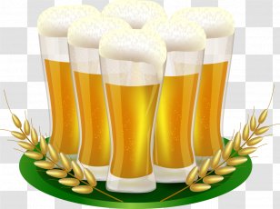 Beer Glassware Lager Ale - Glass - Image Transparent PNG