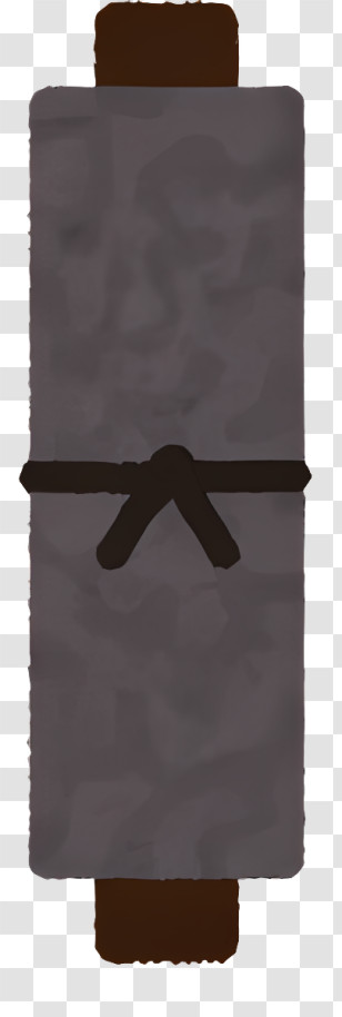 Icon - Hand-Rolled Scroll With Dark Tone Transparent PNG