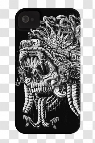 Aztec Double-headed Serpent Mictlantecuhtli Jaguar Warrior - Skeleton Transparent PNG