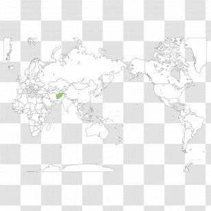 Visual Arts World Map Border Sketch - Organism - Makka Transparent PNG
