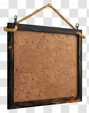 Cork Board - Hanging Cork Bulletin Board Transparent PNG