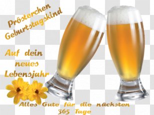 Beer Happy Birthday Party Wish - Brewery - Private Nachricht Transparent PNG