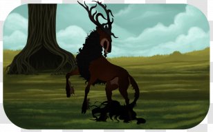 Mustang Gifts Of Autumn Reindeer Art Lady - Royal Stag Transparent PNG