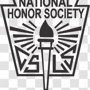 Spanish National Honor Society Letterman Art - Monochrome - High School Transparent PNG