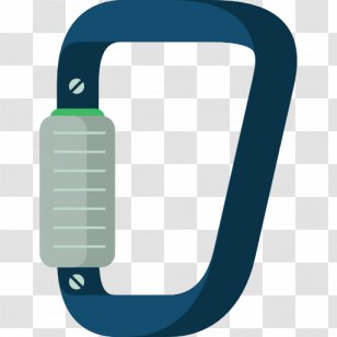 Carabiner Clip Art - Mountaineering Transparent PNG