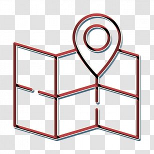 Map Icon SEO And Online Marketing Elements - Seo Transparent PNG