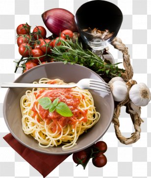 Spaghetti Alla Puttanesca Taglierini Pasta Al Pomodoro Dente Bucatini - Dish - Raw Transparent PNG