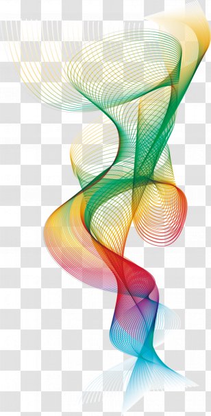 Art Line - Designer - Artistic Feeling, Colorful Lines Transparent PNG