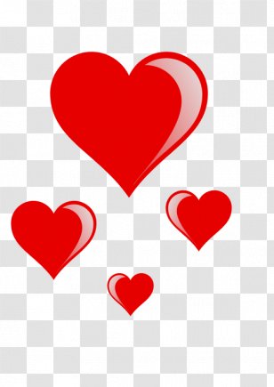 Heart Valentine's Day Clip Art - Psd Template Transparent PNG