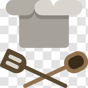 Chef Hat - Chef Hat With Utensils Illustration Transparent PNG