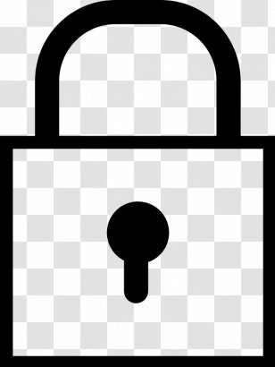 Padlock Clip Art - Monochrome - Pictures Of Padlocks Transparent PNG