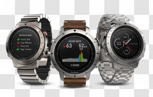 Garmin FÄ“nix Chronos 5 Sapphire Ltd. GPS Watch Stainless Steel - Strap Transparent PNG