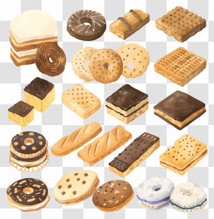 Biscuits - Delicious And Varied Biscuits And Cookies Transparent PNG