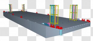 Barge Steel Pontoon Float Damen Group - Architectural Engineering Transparent PNG