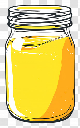 Jar Of Honey - Jar Of Honey Illustration Transparent PNG