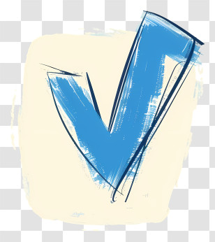 Blue Check Mark - Blue Check Mark Symbol Transparent PNG