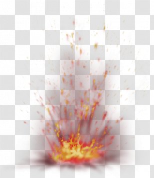 Light Fire Explosion - Red Fresh Flame Effect Element Transparent PNG