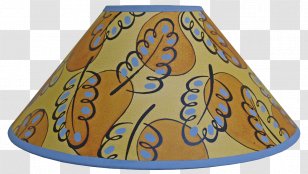 Blue Scarf Yellow Green Paisley - Turquoise - Hand Painted Leaves Transparent PNG