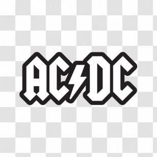 AC/DC Sticker Logo Decal For Those About To Rock We Salute You - Stiff Upper Lip - Ac Dc Transparent PNG