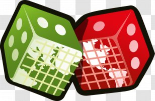 Dice Euclidean Vector Download - Silhouette - Cute Color Transparent PNG