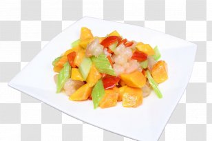 Chinese Cuisine Kung Pao Chicken Vegetarian Caridea Creme De Papaya - Shrimp Transparent PNG
