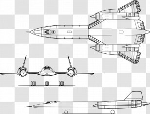 Lockheed SR-71 Blackbird A-12 Airplane U-2 Aircraft - Heart - Picture Transparent PNG