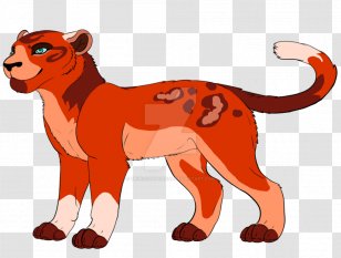 Lion Whiskers Big Cat Red Fox - Orange Transparent PNG