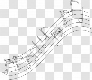 Musical Note Staff Eighth - Watercolor - Notes Transparent PNG