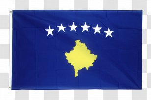 Flag Of Kosovo Albania The Isle Man - Blue Transparent PNG