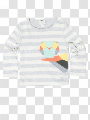 Long-sleeved T-shirt Clothing Yellow - White - Colorful Geometric Stripes Shading Transparent PNG