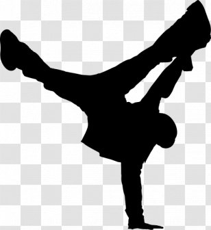 Breakdancing Street Dance Hip-hop - Hip Hop - Silhouette Transparent PNG