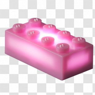 LIGHT STAX Toy Block Construction Set Color - Pink Light Transparent PNG