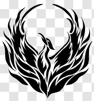 Eagles Logo - Mythical Phoenix Silhouette Artwork Transparent PNG
